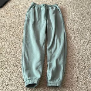 Light green sweatpants